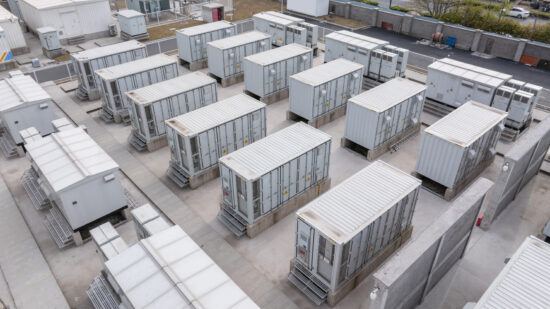 energy storage system or battery container unit